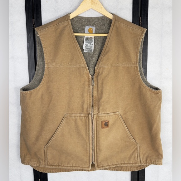 Carhartt Other - Carhartt vintage Tan Utility Vest XL